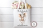 Preview: zuckersüße Tasche Maus 1 Boho Style Wechselwäsche WechselkleidungWunschname für KITA Geschenk Kindergarten Einschulung von Lüttentüddel®